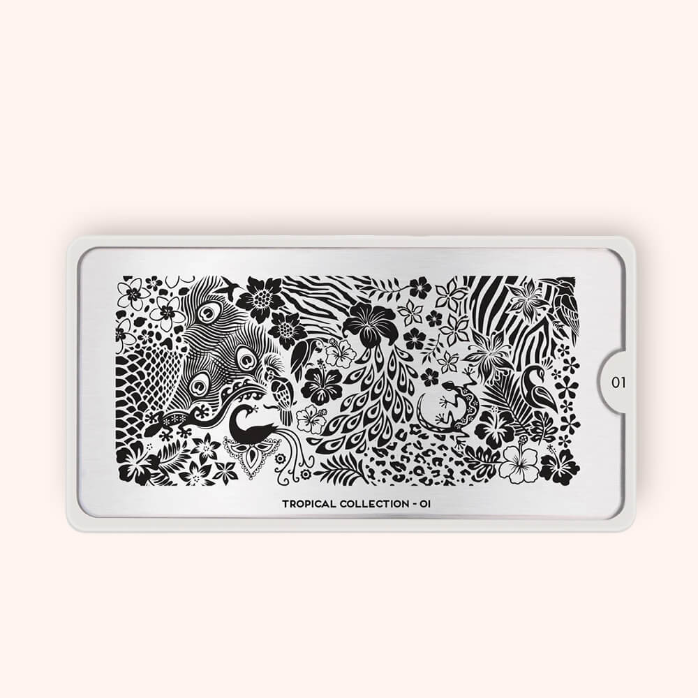 Plaque Stamping Tropical 01 - MoYou London