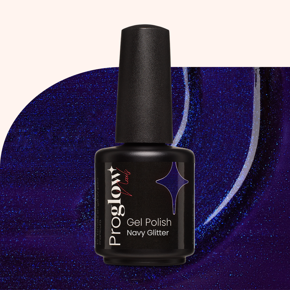 5721 Gel Polish VSP Navy Glitter 1