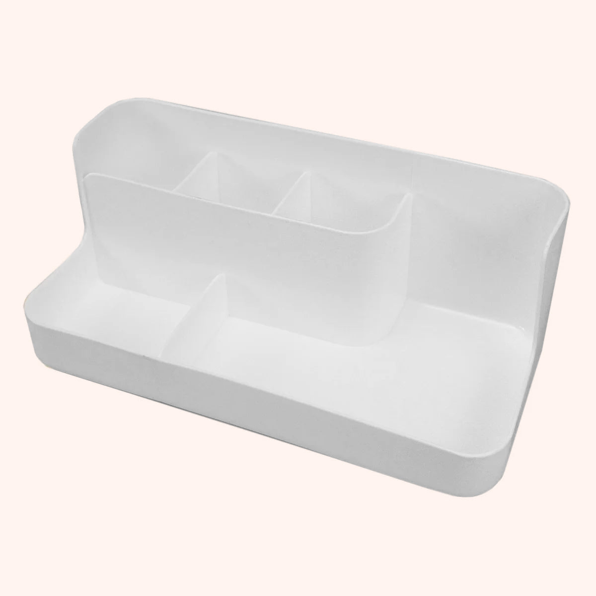 Boîte de rangement blanche pour matériel de manucure "grand modèle"