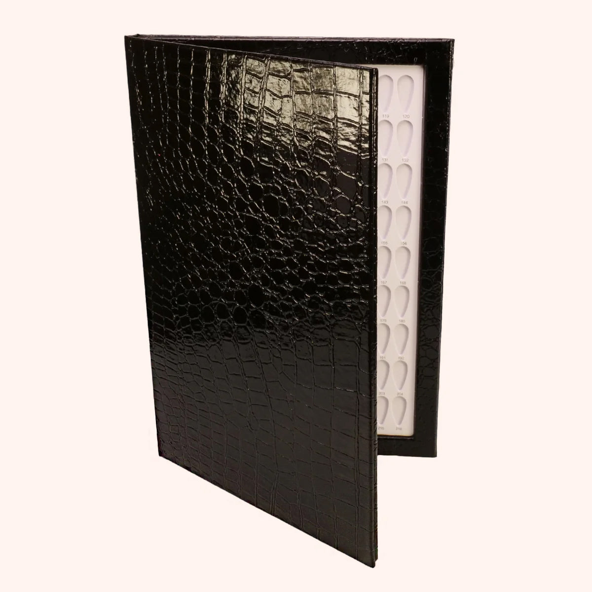 Color Tips Book black croco 216 emplacements avec 240 capsules