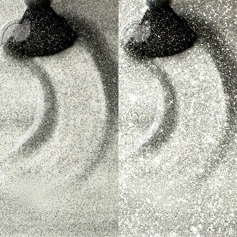 Gel Polish VSP Flashing Silver Top Coat - No Wipe