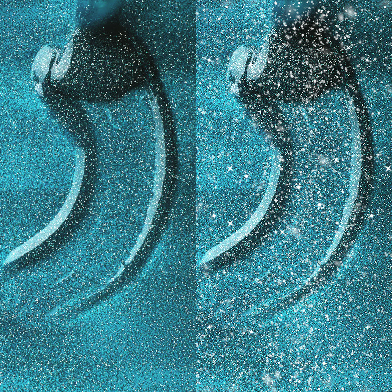 Gel Polish Flashing Blue Peacock