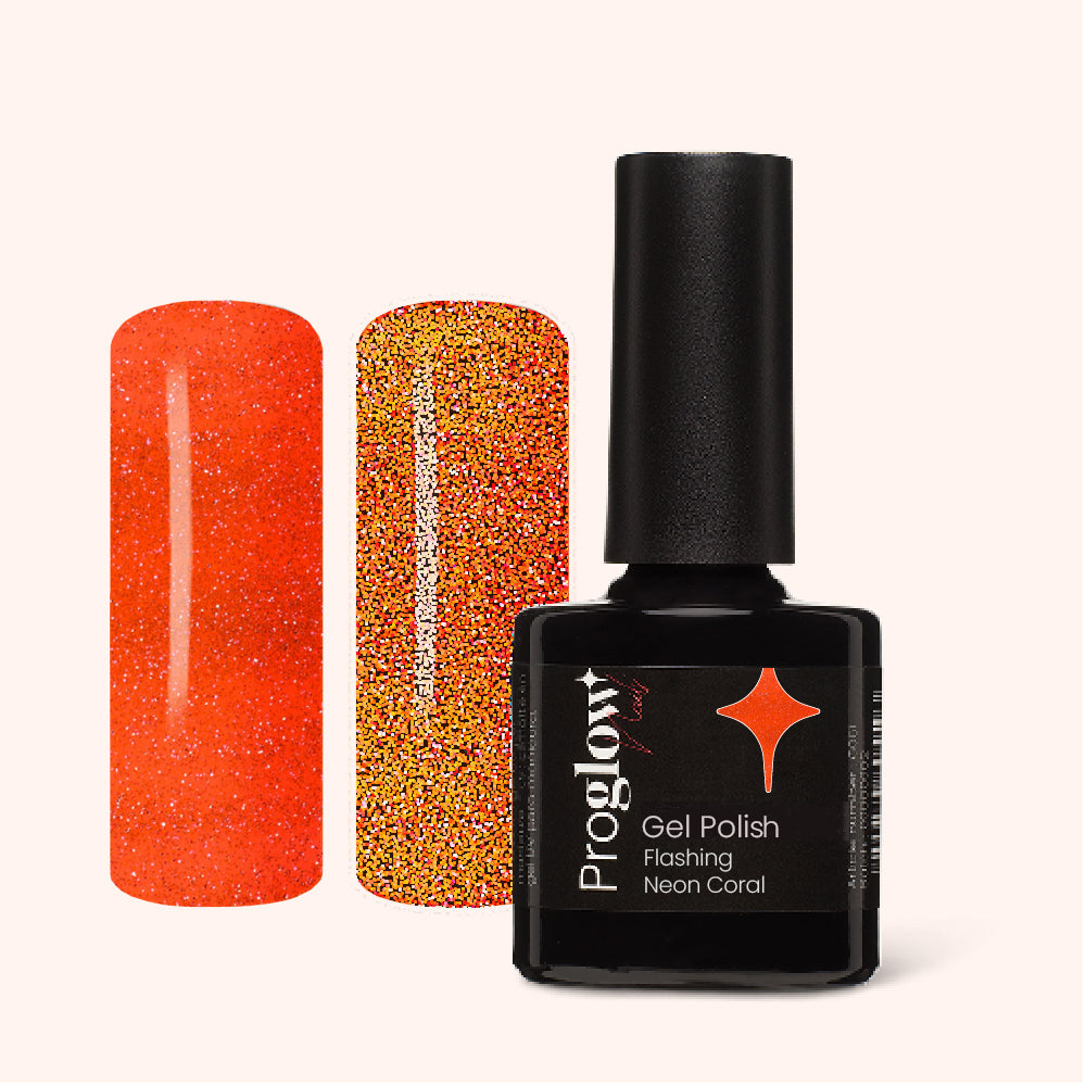 Gel Polish VSP Flashing Neon Coral