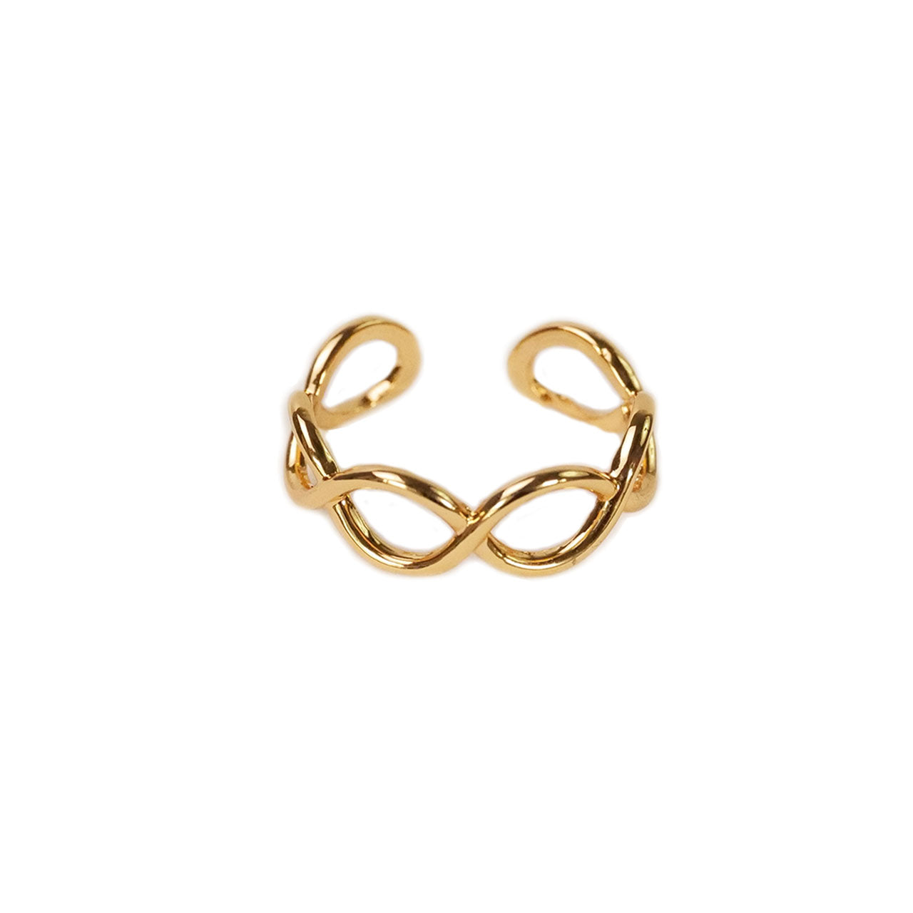 Gold Interlaced Ring