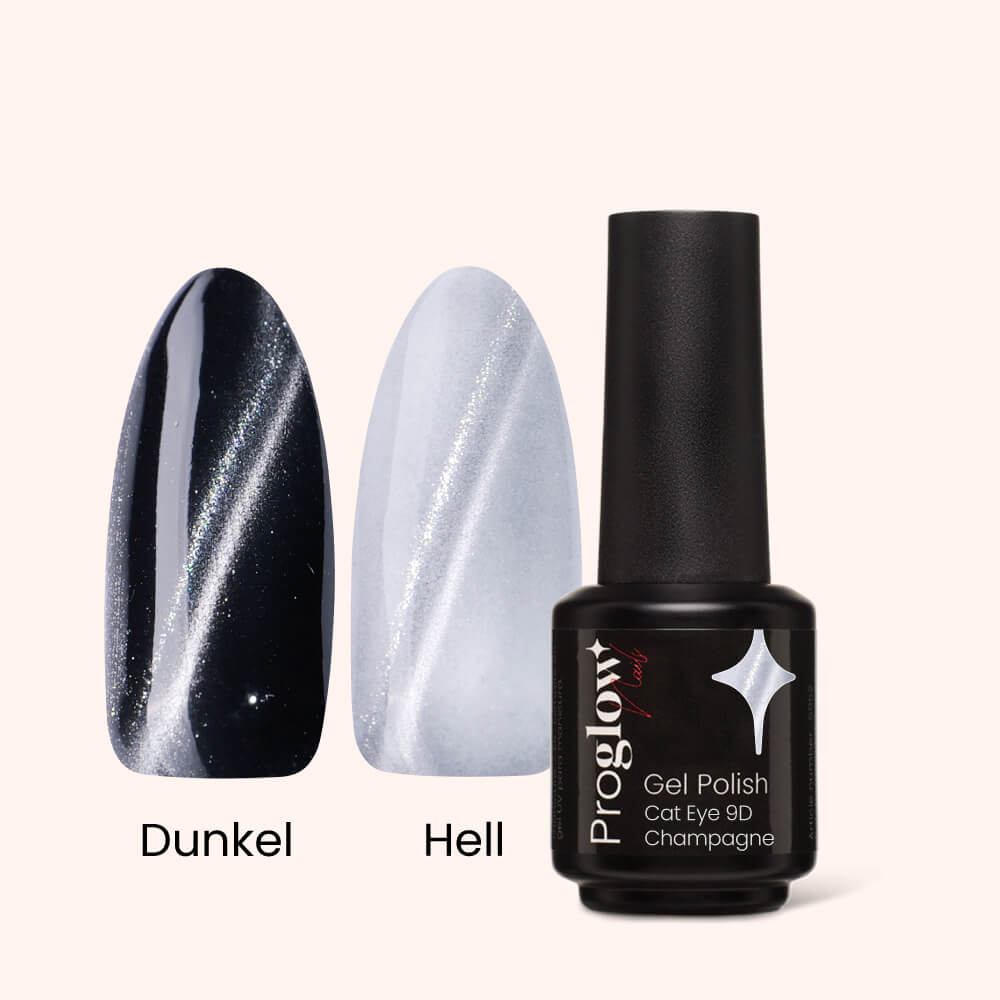 Gel Polish Cat Eye 9D Champagne
