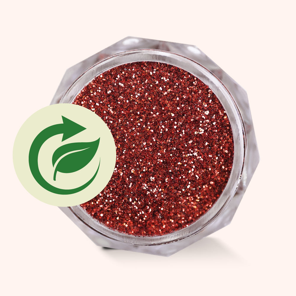 Bio Glitter Dark Red