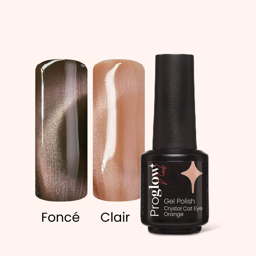 Gel Polish VSP Crystal Cat Eye Orange