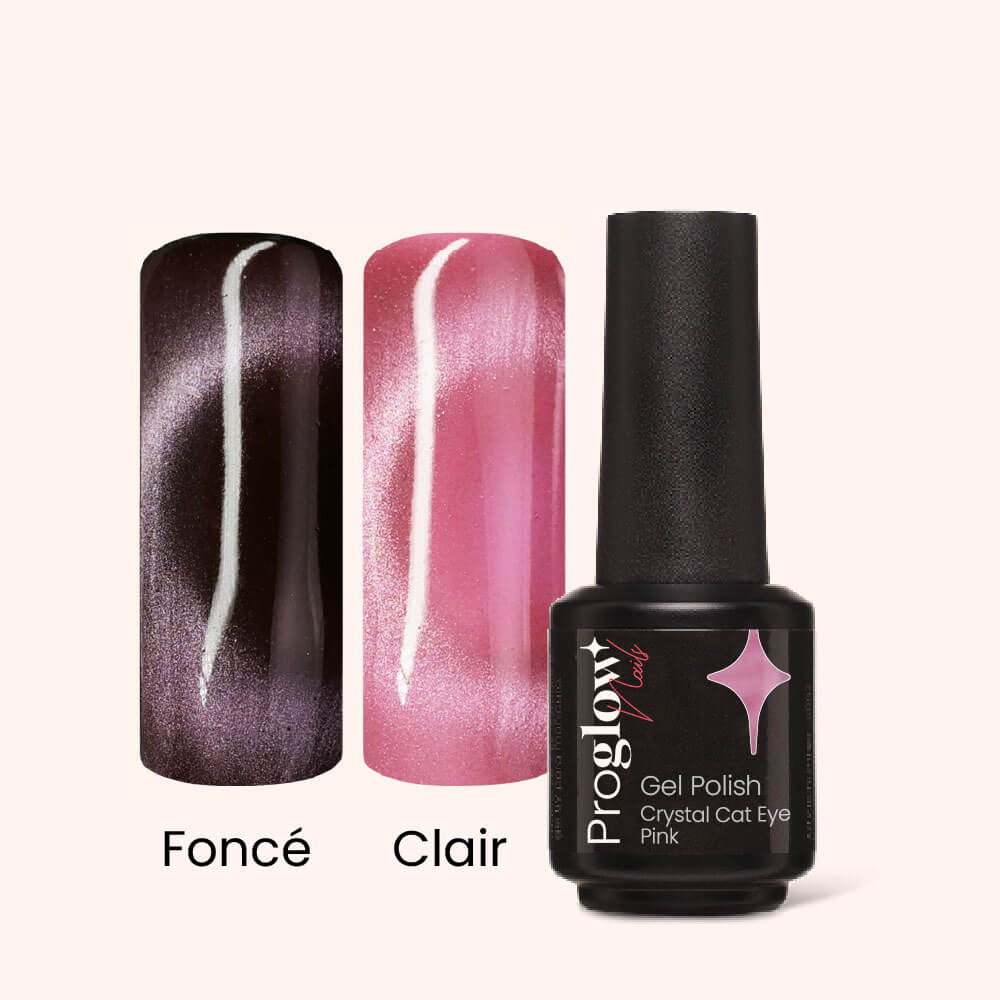 Gel Polish VSP Crystal Cat Eye Pink
