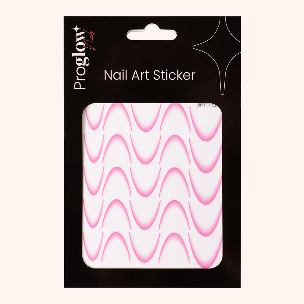 Nail Sticker Ombre French Pink