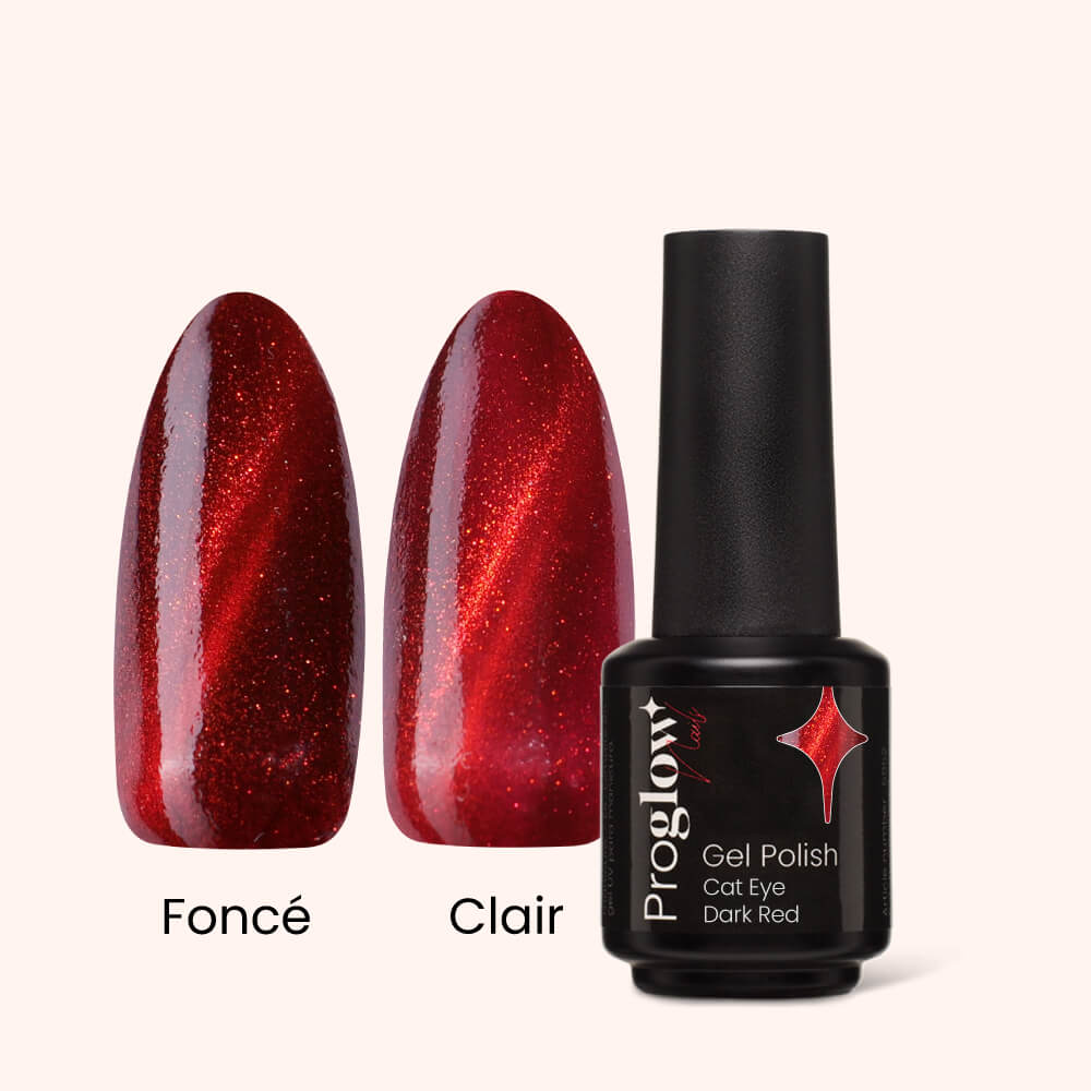 Gel Polish VSP Cat Eye Dark Red