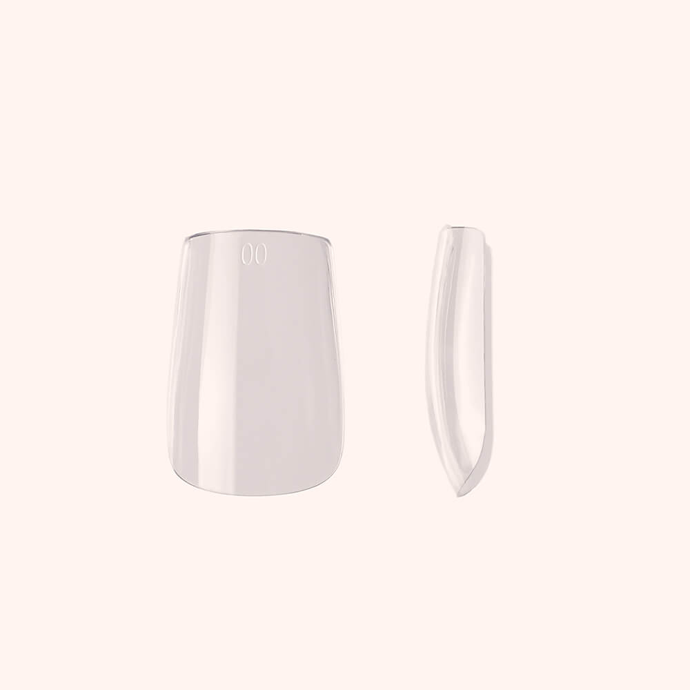 Soft Gel Nail Tips C-Curve Short Square 600
