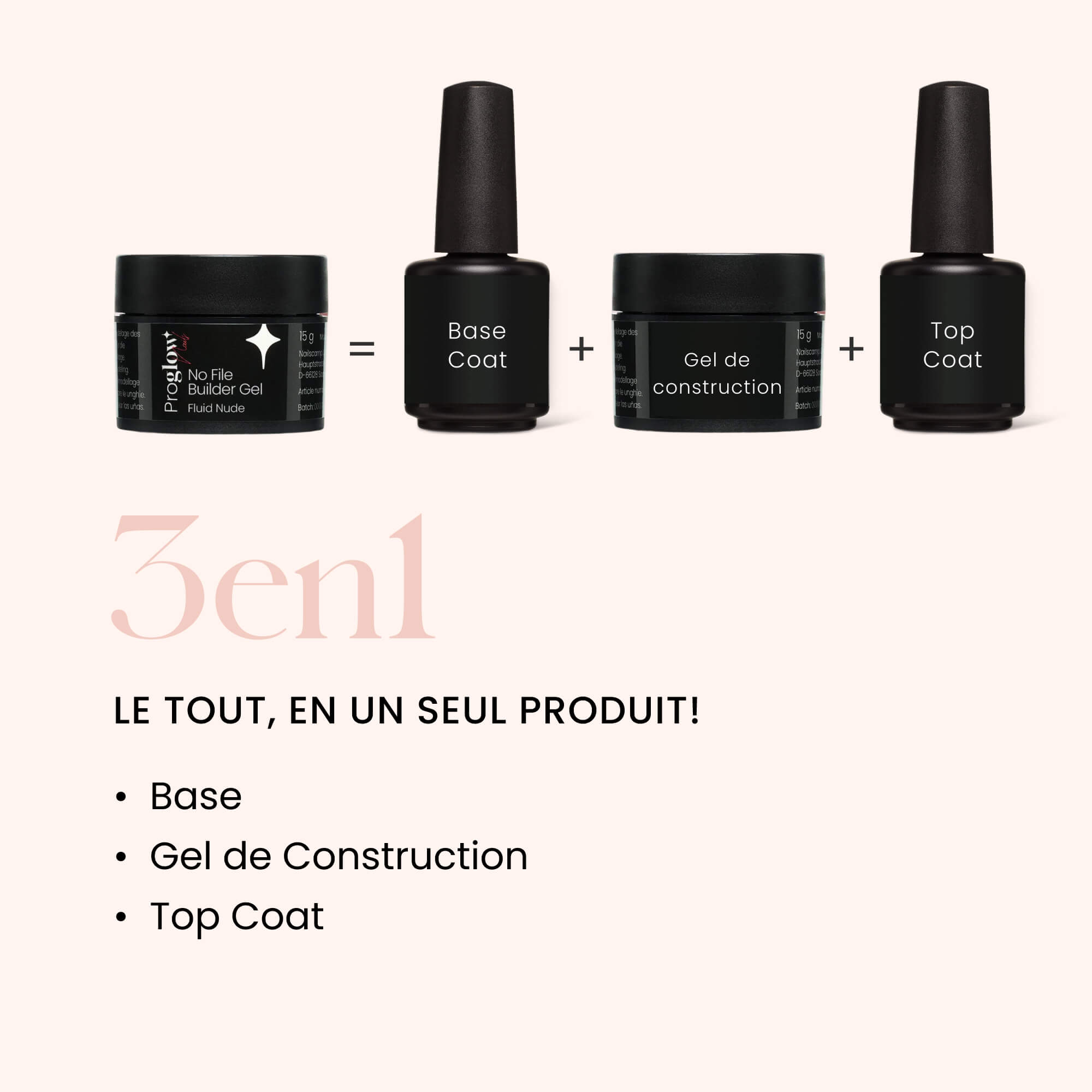 No File Builder Gel Fluid - sans Limage - Nude