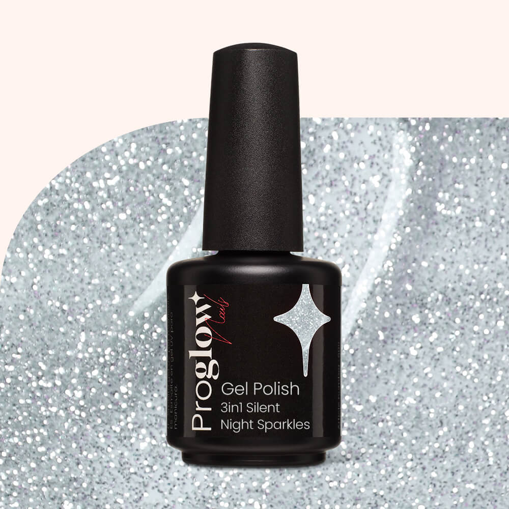 Gel Polish VSP 3in1 No Wipe Silent Night Sparkle