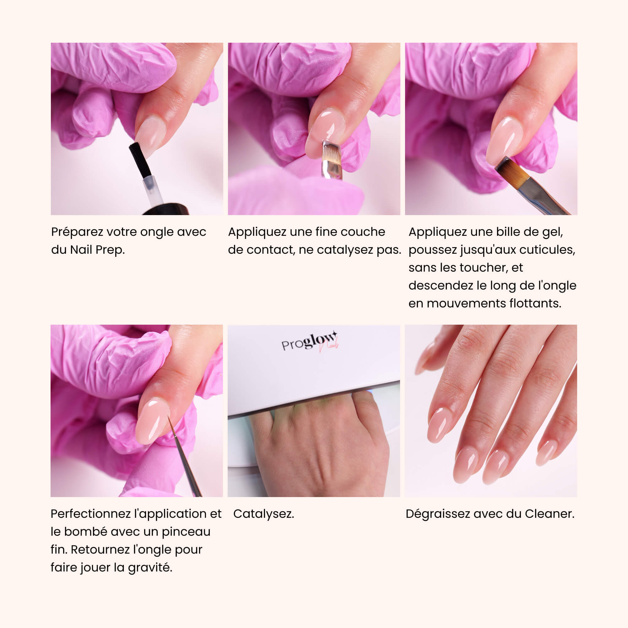 Pose builder gel no heat UV LED sans sensation de chaleur