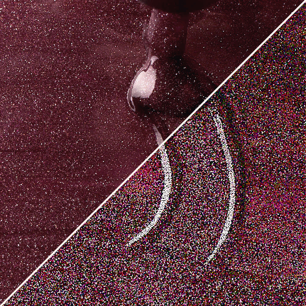 Vernis gel avec une couleur aubergine tendance
