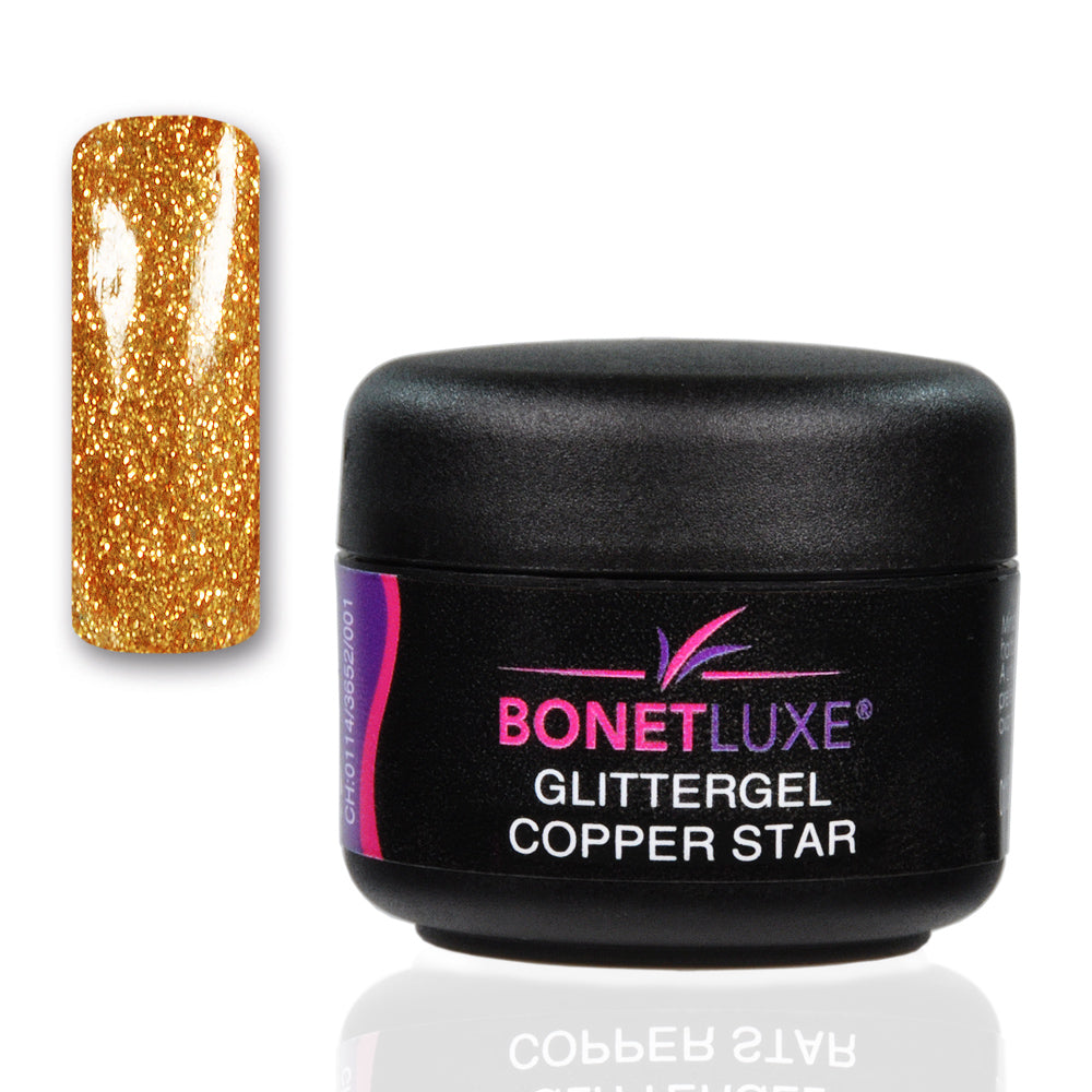 Bonetluxe Glittergel Copper Star