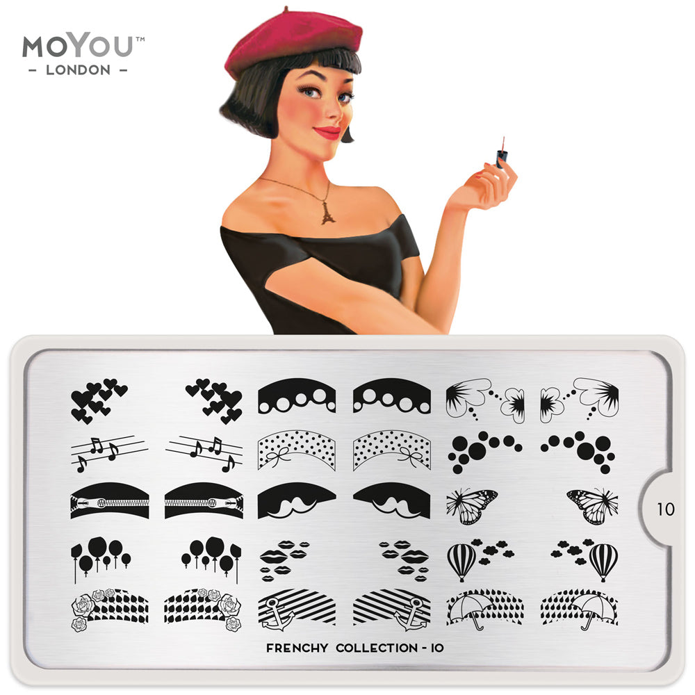 Plaque Stamping Frenchy 10 - MoYou London