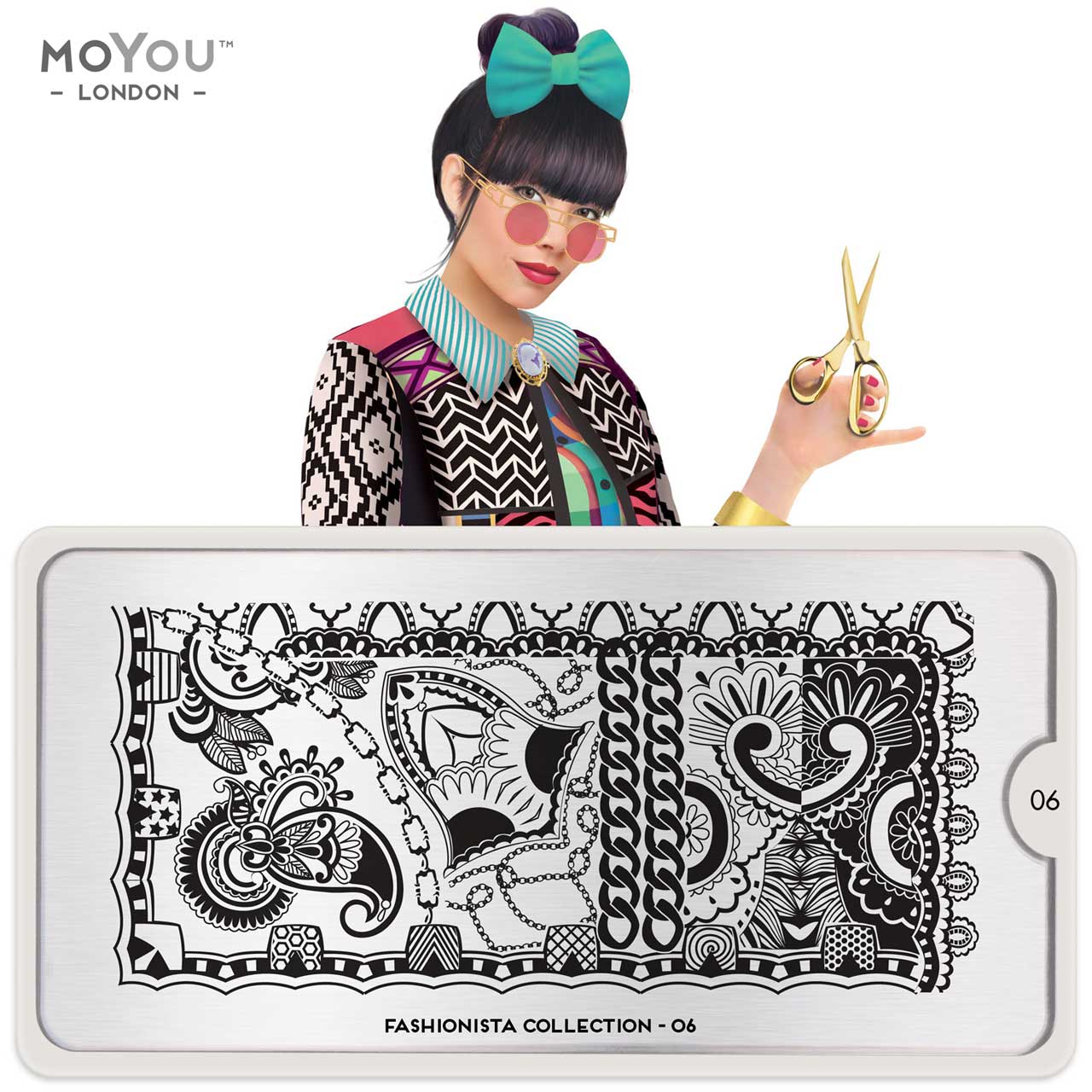 Plaque Stamping Fashionista 06 - MoYou London