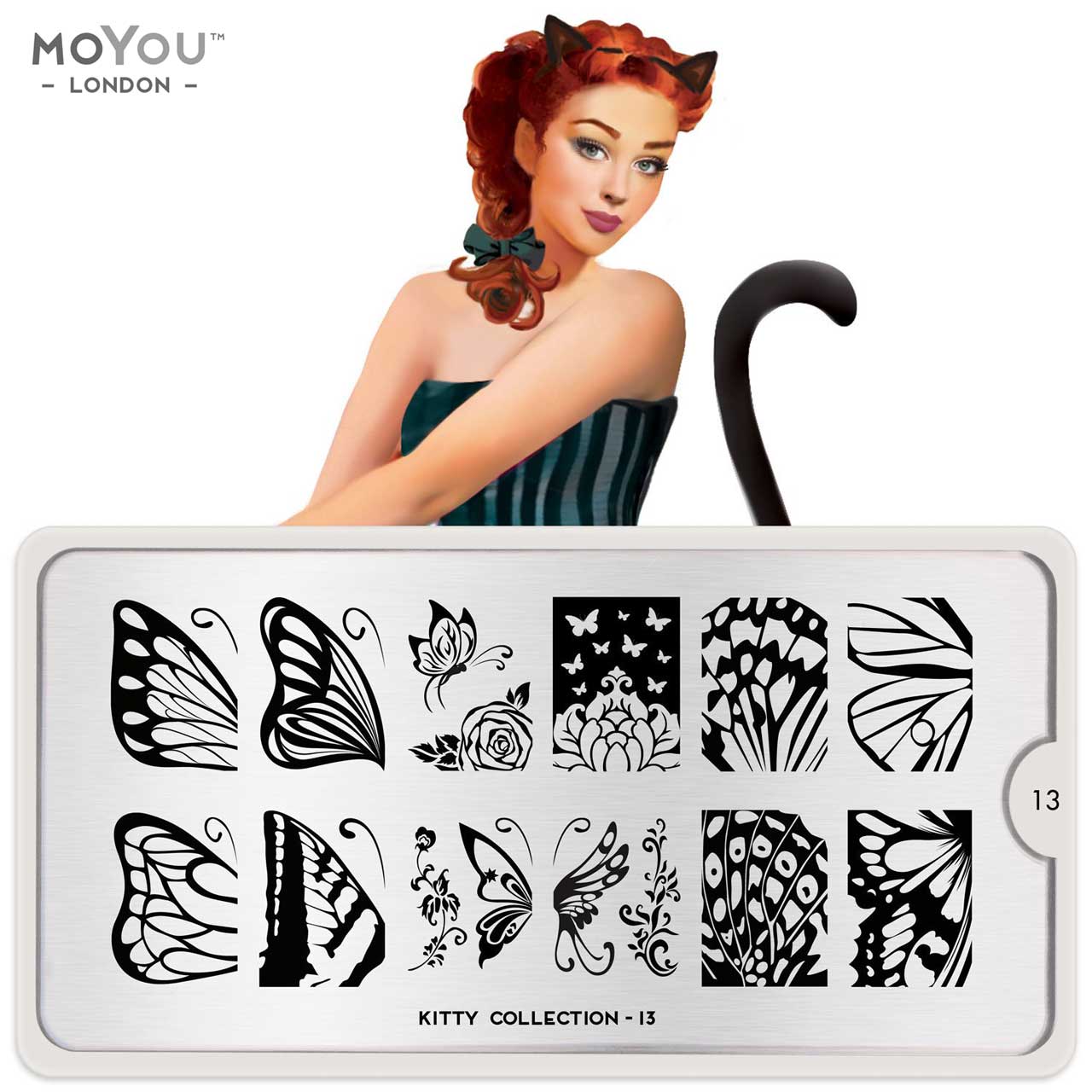 Plaque Stamping Kitty 13 - MoYou London