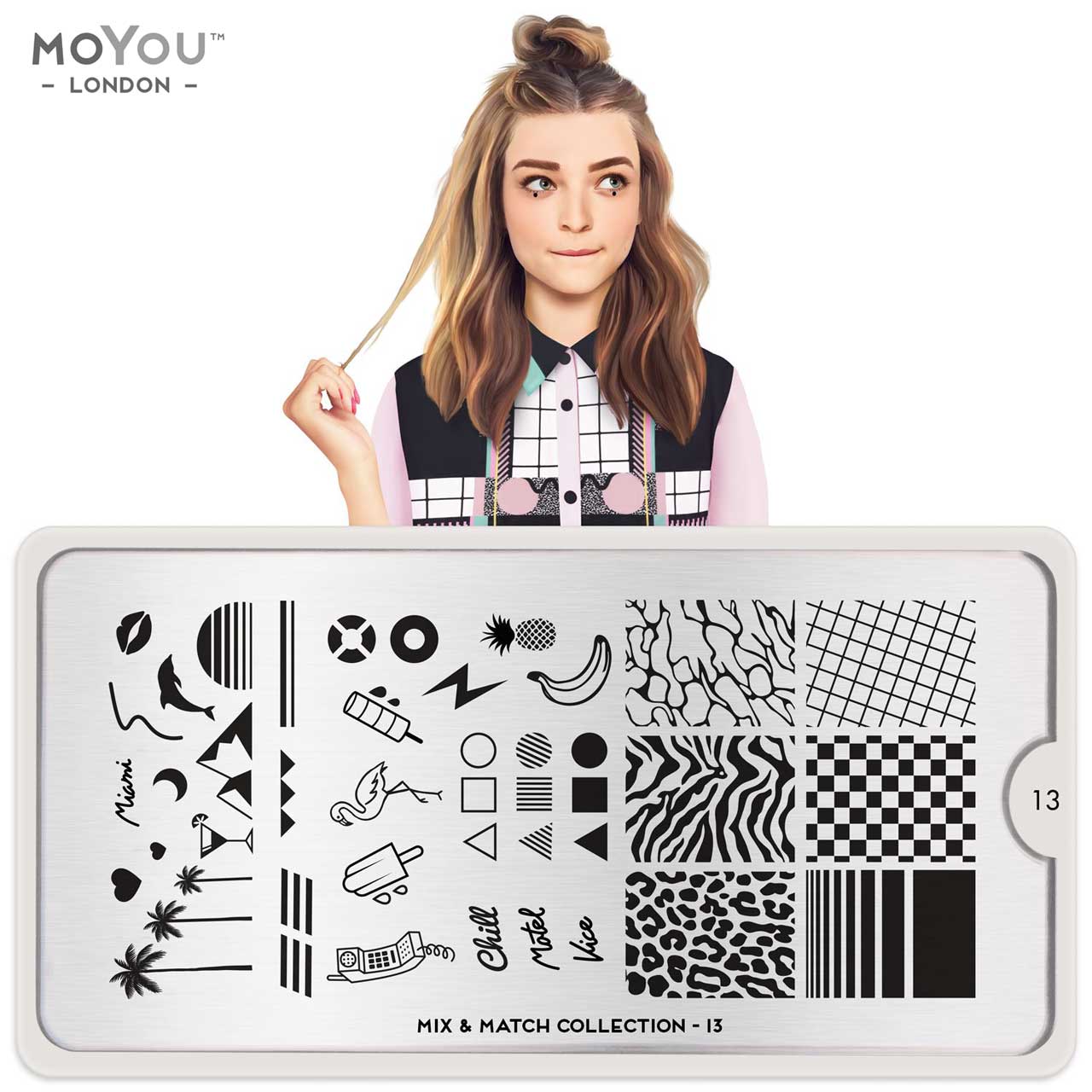 Plaque Stamping Mix and Match 13 - MoYou London