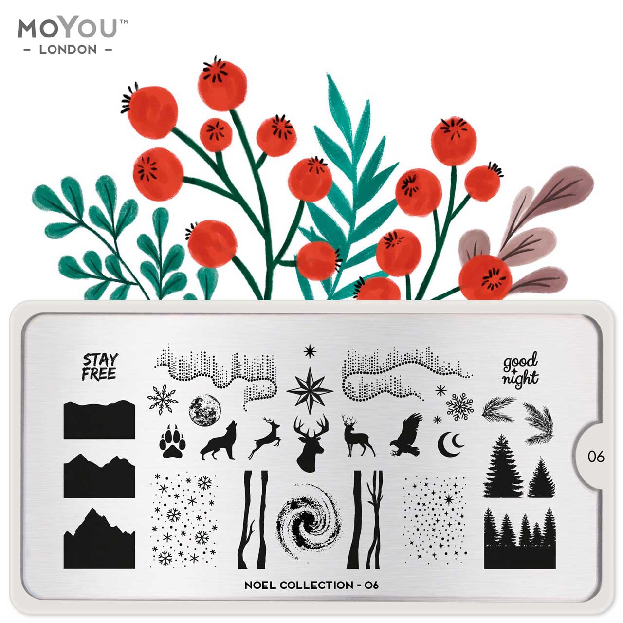 Plaque Stamping Noel 06 - MoYou London