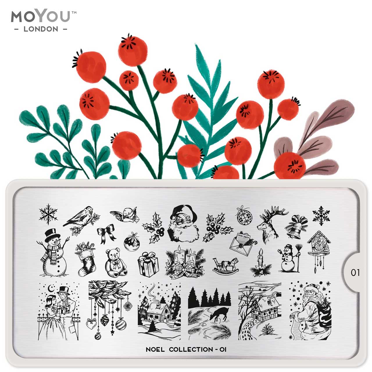 Plaque Stamping Noel 01 - MoYou London