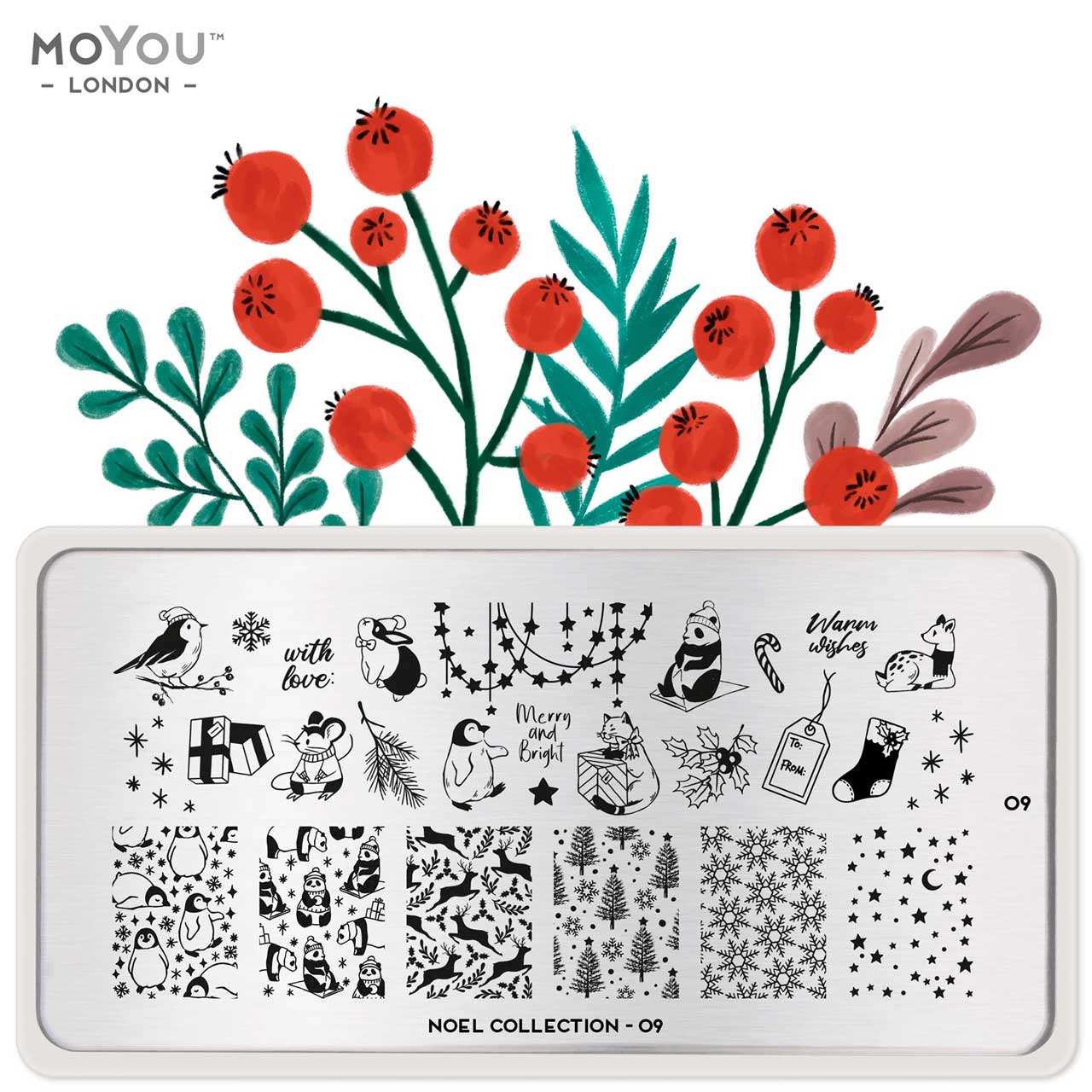 Plaque Stamping Noel 09 - MoYou London