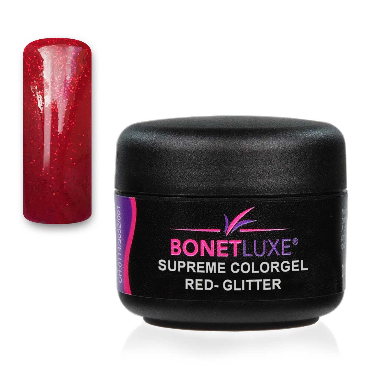 Bonetluxe Supreme Colorgel Red-Glitter