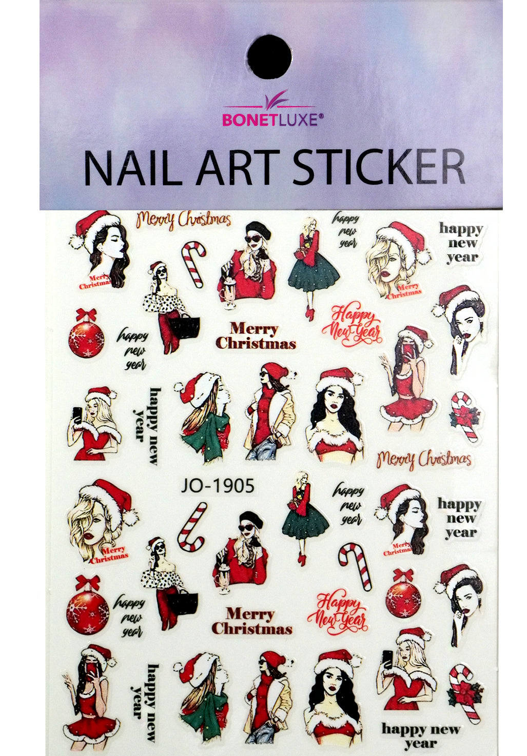 Nail Sticker Merry Christmas 2