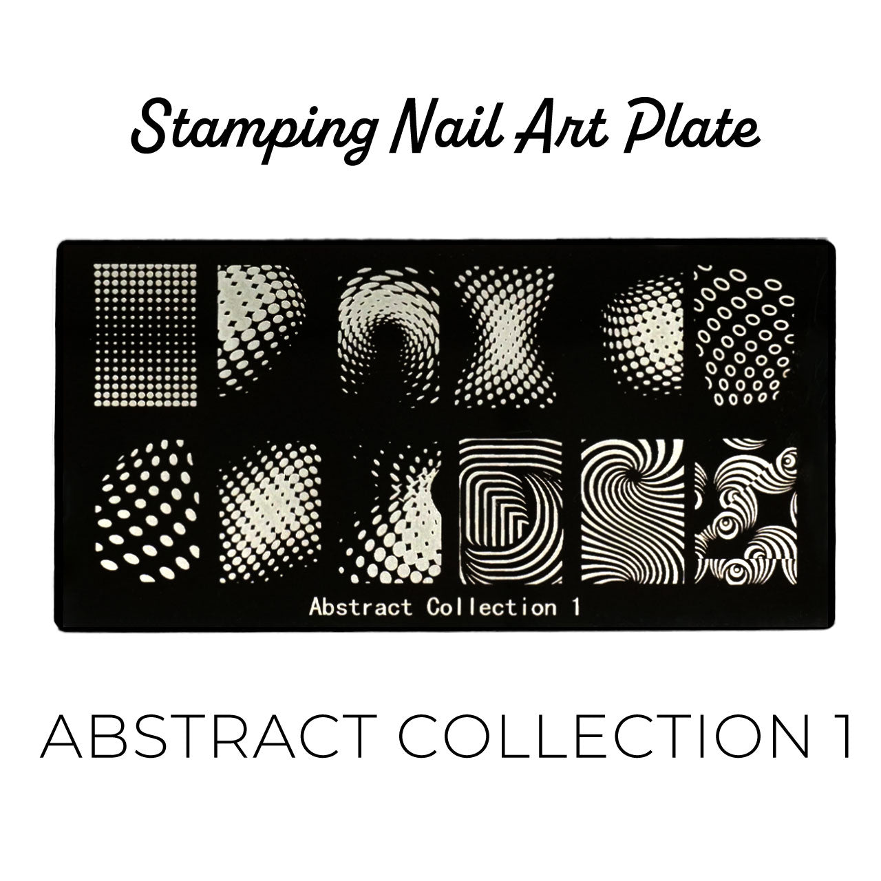 Bonetluxe Stamping Plate Abstract Collection 1