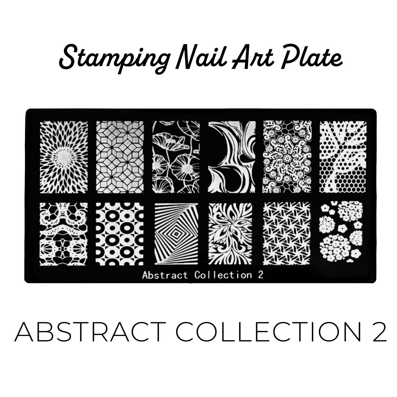 Bonetluxe Stamping Plate Abstract Collection 2