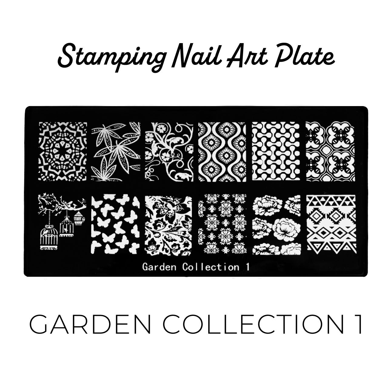 Bonetluxe Stamping Plate Garden Collection 1
