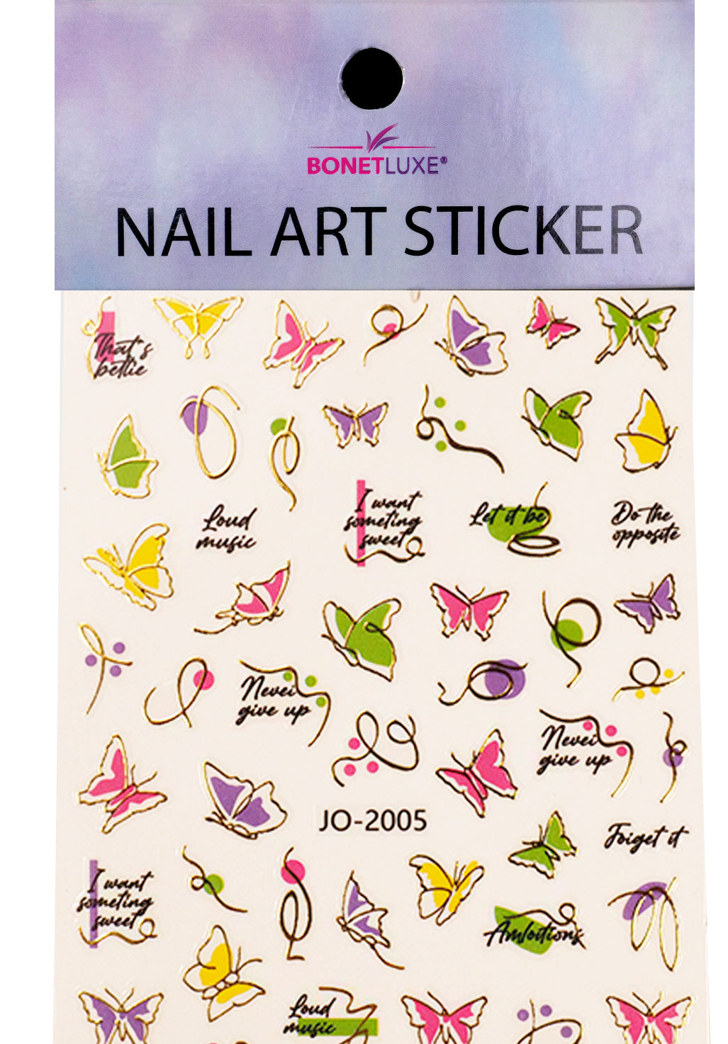 Nail Sticker Spring Butterfly