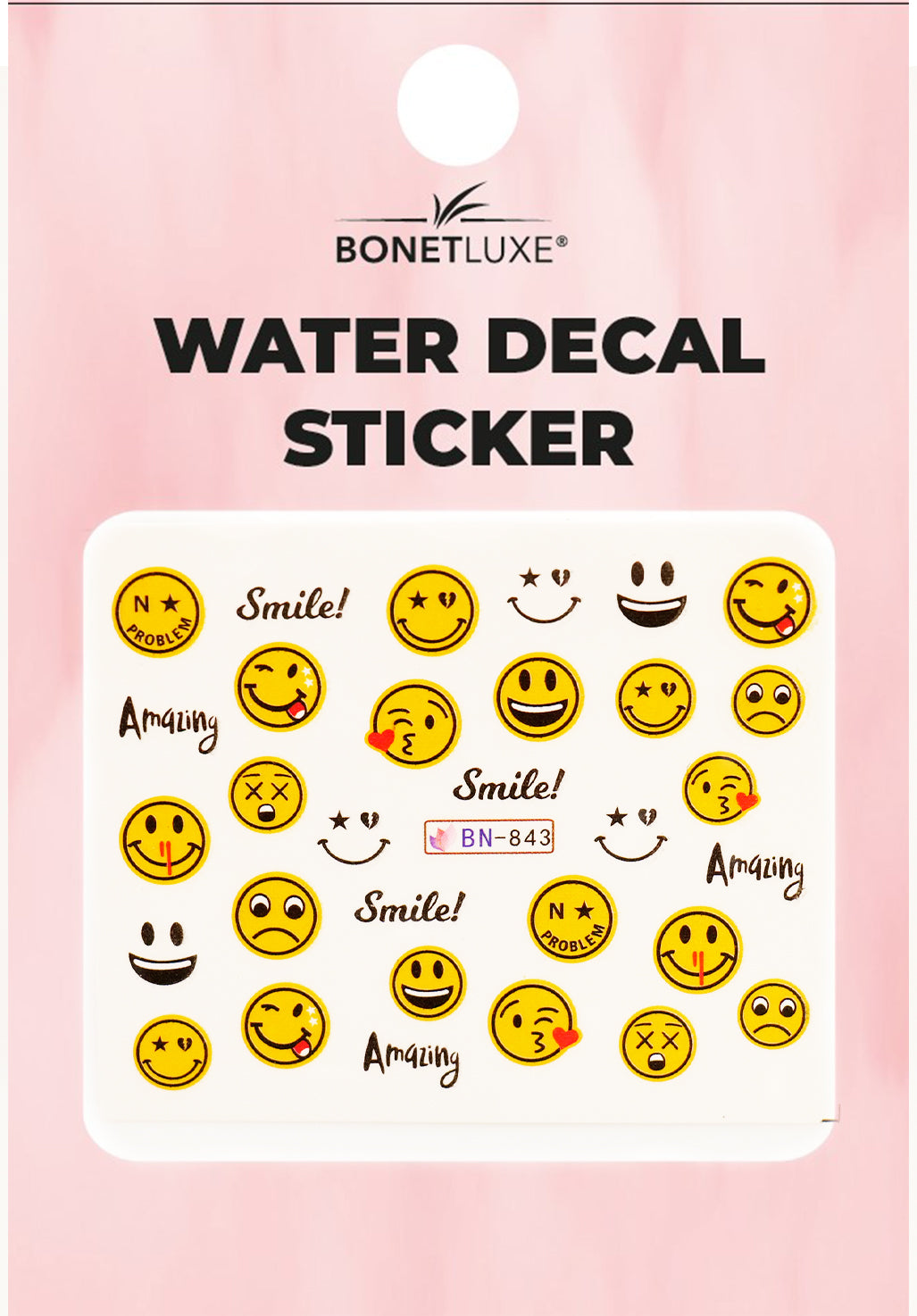Water Decal Smile