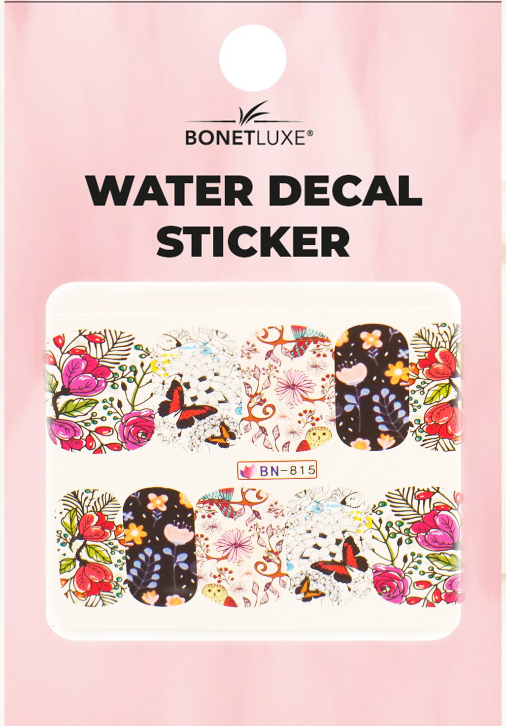Water Decal Flowers 4