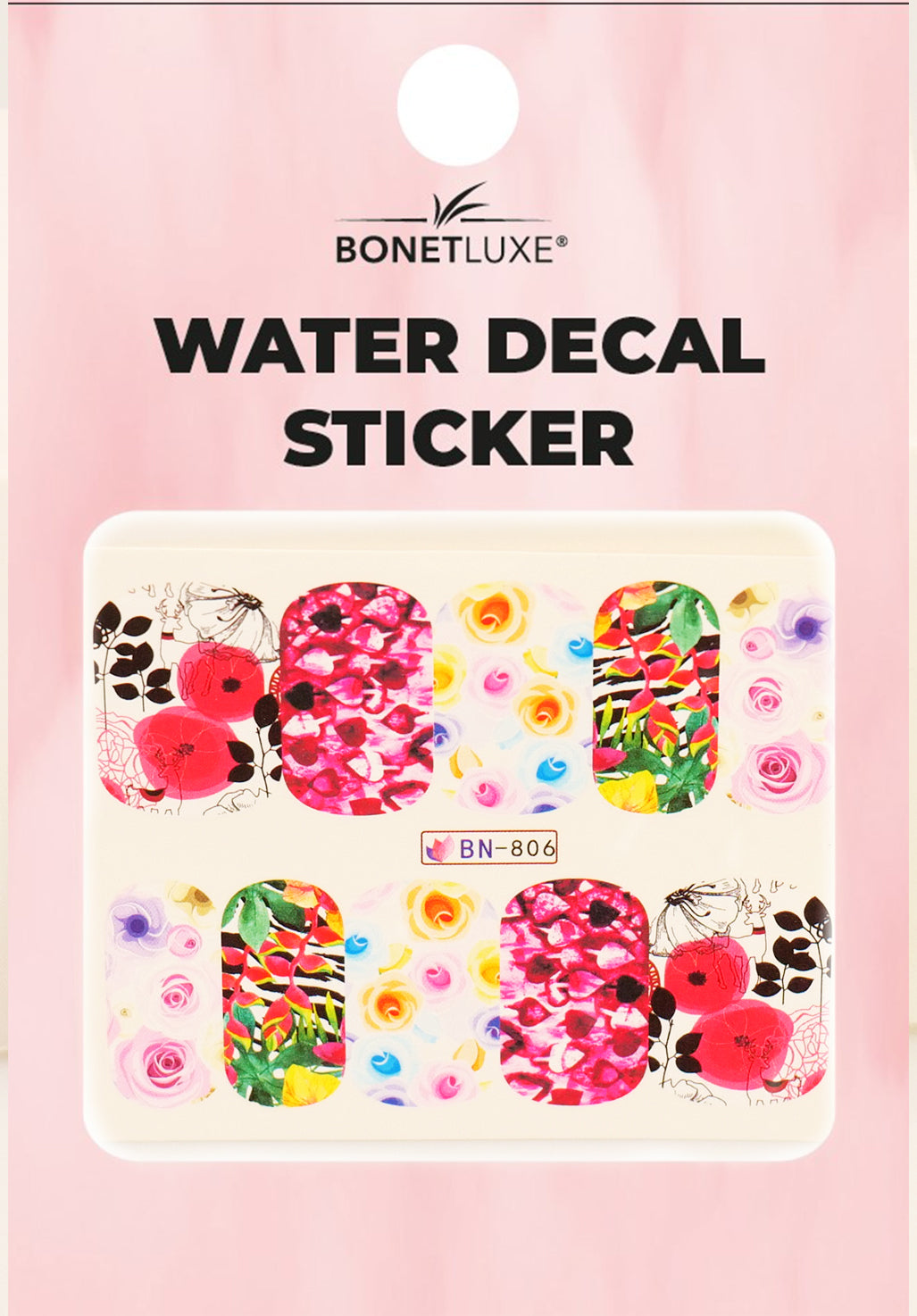 Water Decal Flowers 5