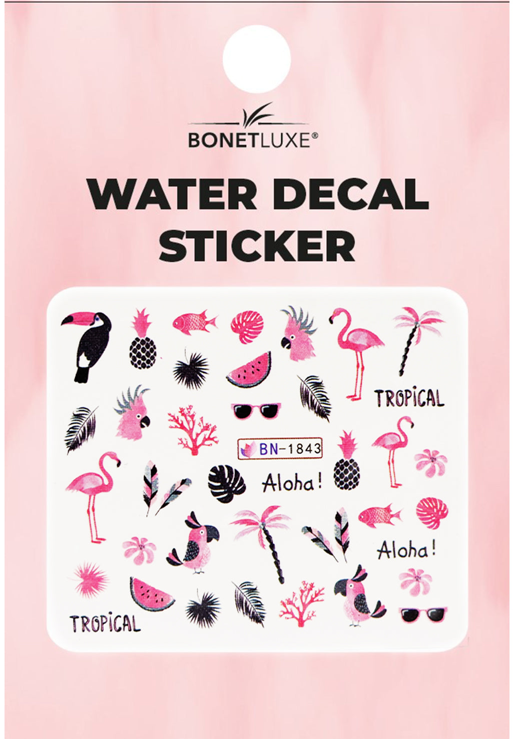 Water Decal Tropical