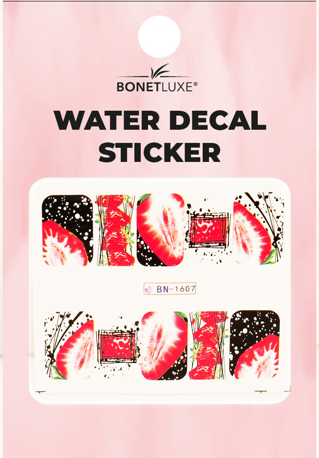 Water Decal Strawberry
