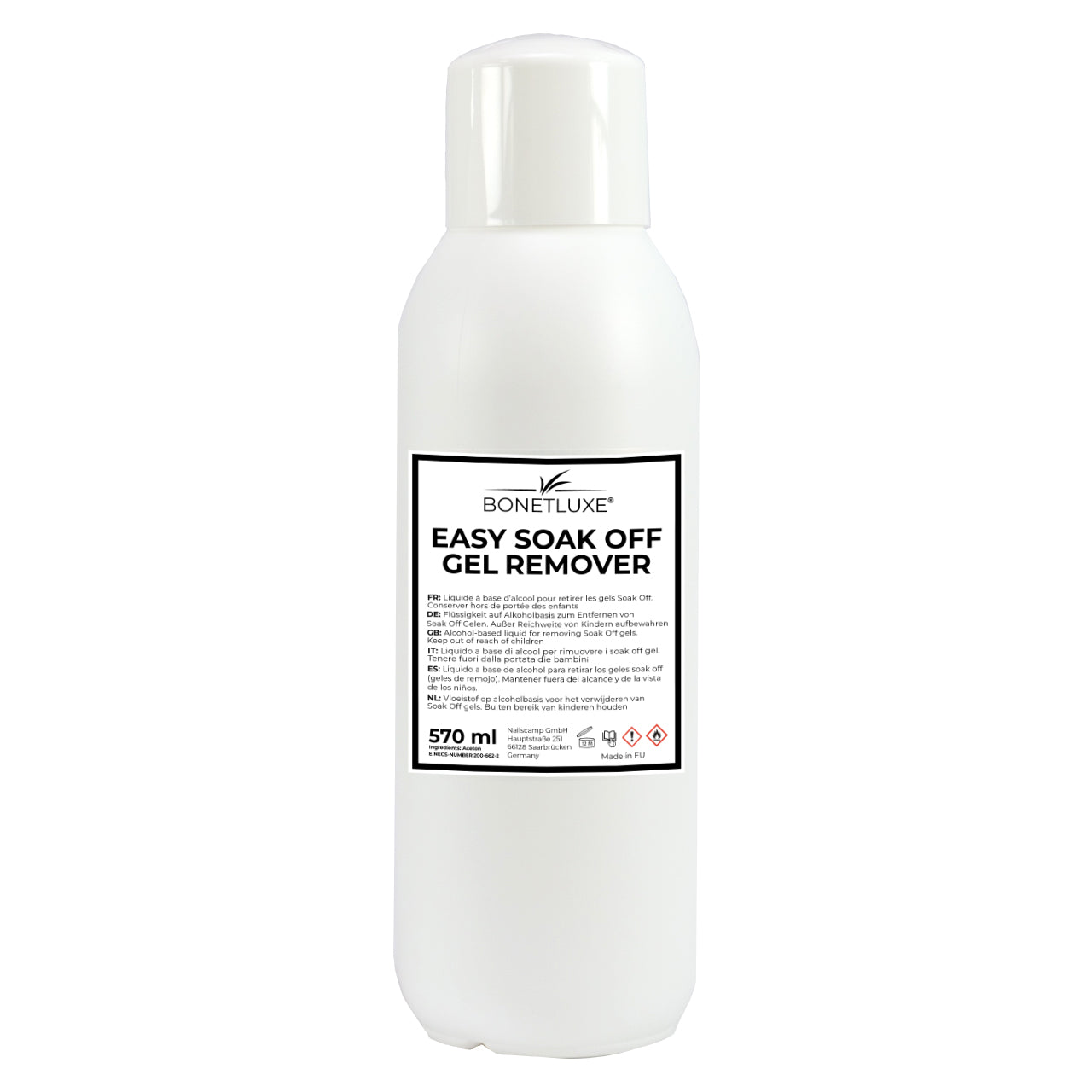 Easy Soak Off Gel Remover 570ml
