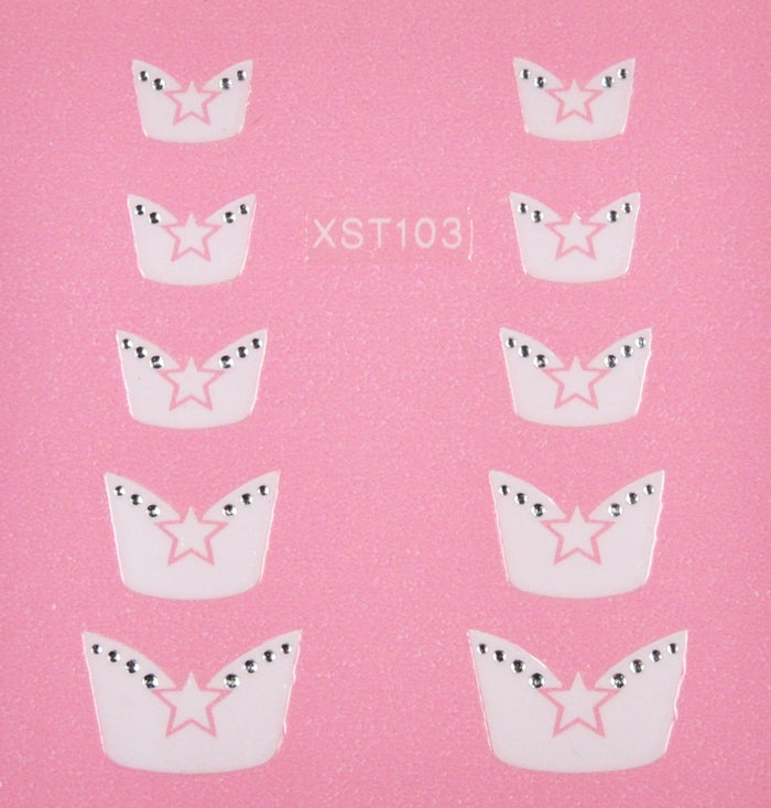 French Manicure Sticker XST103
